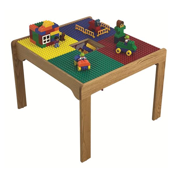 Builder Block Table Wood Ea