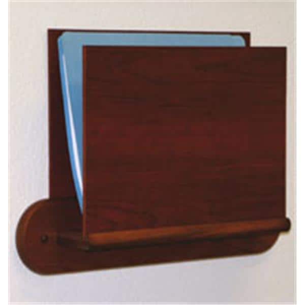 Chart Holder Open Oval MountMahogany Ea