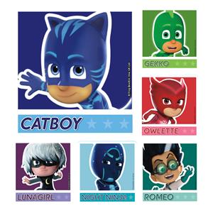 Stickers PJ Masks Assorted 100/Rl