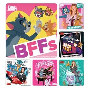 Stickers Tom and Jerry Assorted 100/Rl