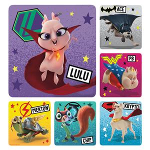 Stickers 2.5 in x 2.5 in DC Super Pets 100/Rl