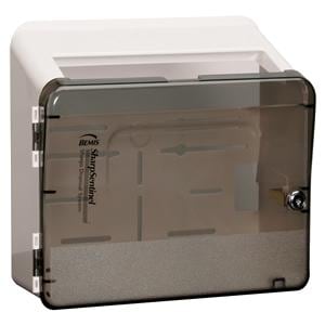 Sentinel Sharps Cabinet Beige/Gray 13x6x11-1/2" Locking ABS f/ Cntnrs 175 Ea