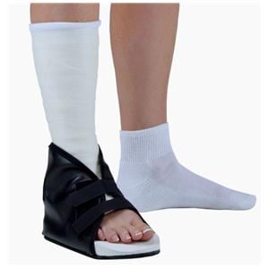 E-Z Walk Cast Boot Vinyl Upper Black Medium