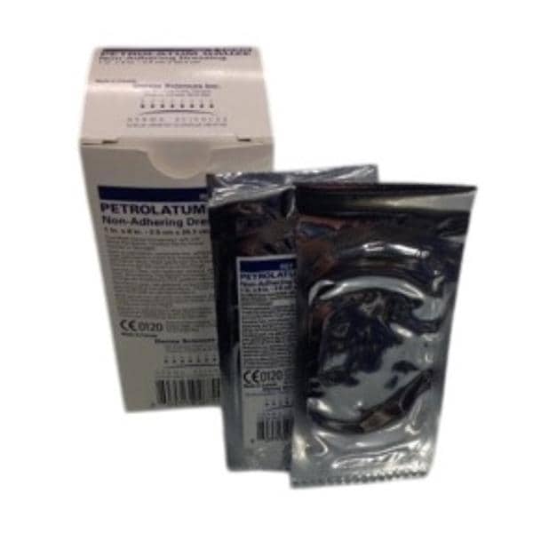 Petrolatum Gauze Dressing 1x8" Sterile White Not Made With Natural Rubber Latex