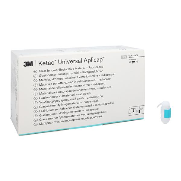 3M Ketac Universal Aplicap Glass Ionomer Composite Restorative Wt Rfl 50/Pk
