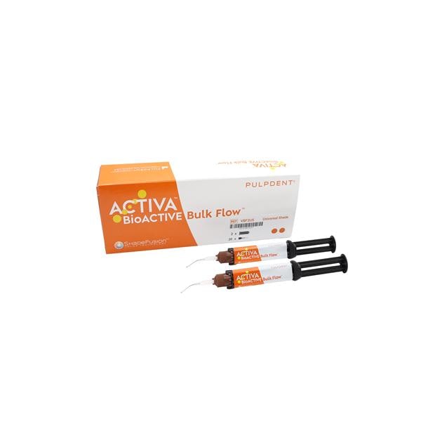 Activa BioACTIVE Bulk Flow Bulk Fill Composite Fusion ShadeFusion Twin Pack 2/Kt