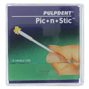 Pic-n-Stic Bendable Adhesive Tip Applicators White 60/Bx