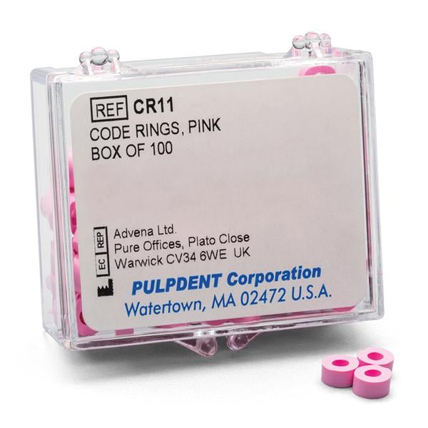 Instrument Color Code Rings Pink 100/Bx