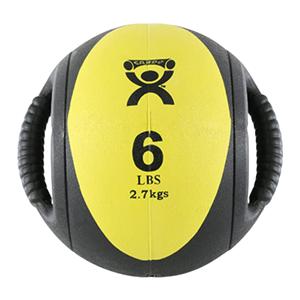 CanDo Medicine Ball 9" Yellow 6lb