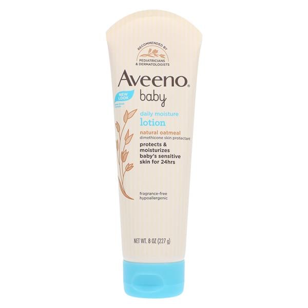 Aveeno Baby Daily Moisturizing Lotion Dmthcn Fragrance Free PrbnFr 8oz 8oz/Tb, 12 TB/CA