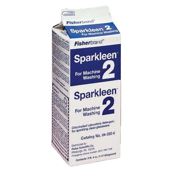 Sparkleen 2 Detergent f/ Ato Glswr Wshr Chlorine/Phosphates 3.25lb Ea