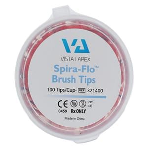Spira-Flo Brush Tips Red 18 Gauge 500/Pk