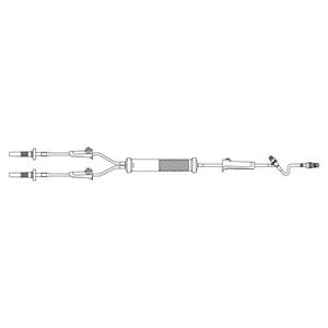 IV Solution/Blood Set 10 Drops/mL 103" Y-Type M LL Adptr Prmry Infs 48/Ca