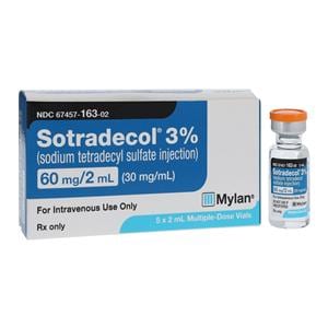 Sotradecol Injection 0.03 30mg/mL MDV 2mL 5/Package