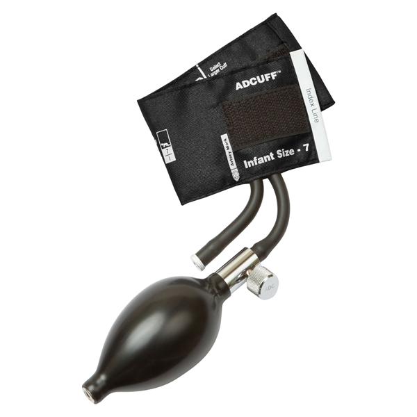 Diagnostix Adcuff Blood Pressure Inflation System Size 7 Blk LF For Mrcrl Ea
