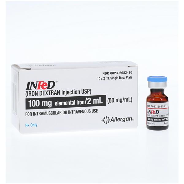 Infed Injection 50mg/mL SDV 2mL 10/Package, 24 BX/CA