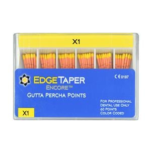 EdgeEndo Gutta Percha Points X1 Assorted 60/Pkg