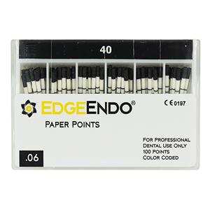 EdgeEndo Paper Points Size #40 Size #40 .06 Black Cone 60/Pk