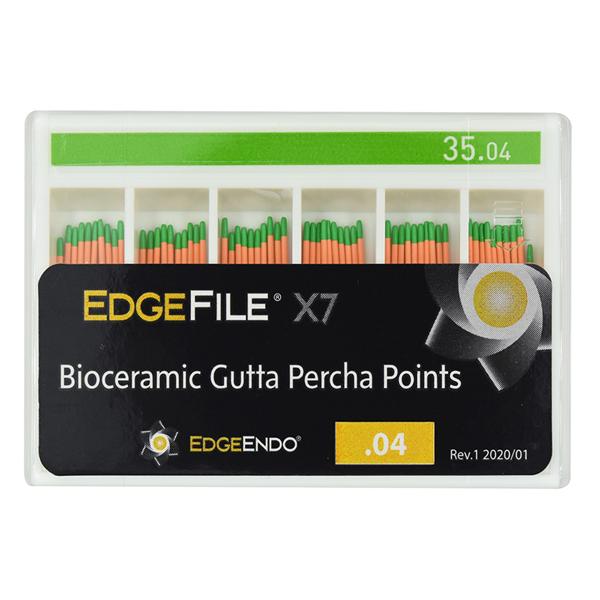 EdgeEndo Gutta Percha Points Size #35 Size #35 Green 60/Pk