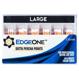 EdgeEndo Gutta Percha Points Large Size #45 White 60/Pk