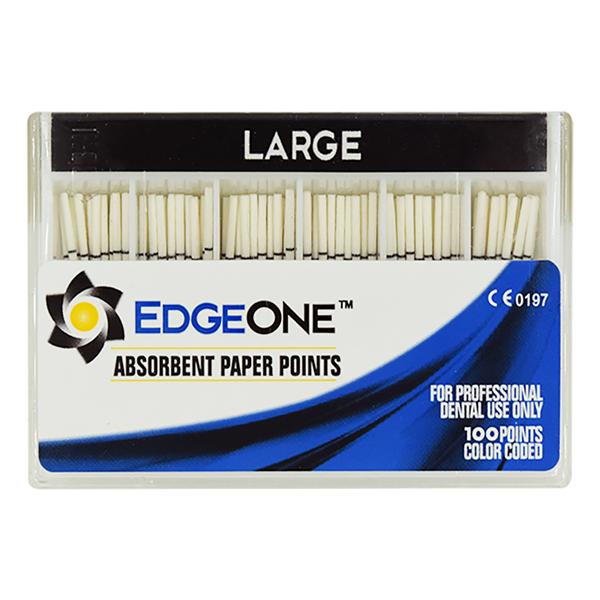 EdgeOne Fire Paper Points Size #45 Large White Cone 100/Pk