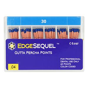 EdgeEndo Gutta Percha Points Size #30 Size #30 Blue 60/Pk