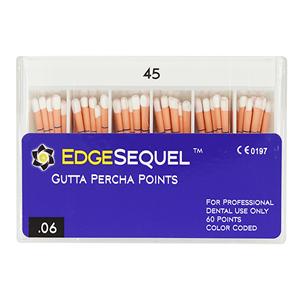EdgeEndo Gutta Percha Points Size #45 Size #45 White 60/Pk