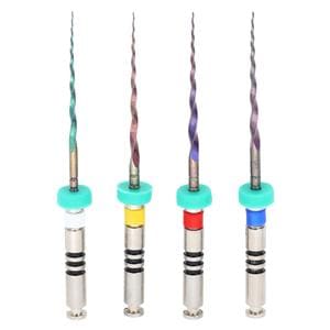 EdgeSequel Sapphire Endo File 21 mm Size #15 -30 NiTi Assorted Astd .06 4/Pk