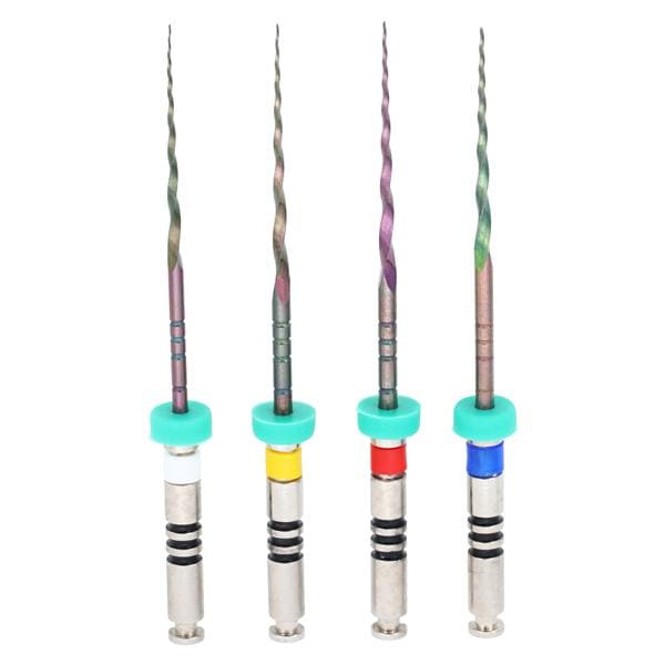 EdgeSequel Sapphire Endo File 25 mm Size #15 -30 NiTi Assorted Astd .06 4/Pk