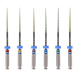 Edge X7 Utopia Rotary Endo File 25 mm Size Assorted NiTi Assorted .06 Tpr 6/Pk