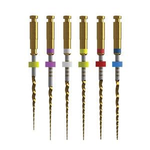 EdgeTaper Blaze Utopia Rotary Endo File 21 mm Nickel Titanium Yellow F1 6/Pk