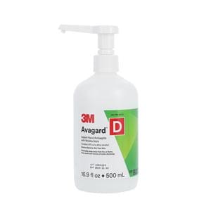 Avagard D Liquid Antiseptic 16.9 oz Pump Bottle Fragrance Free Ea