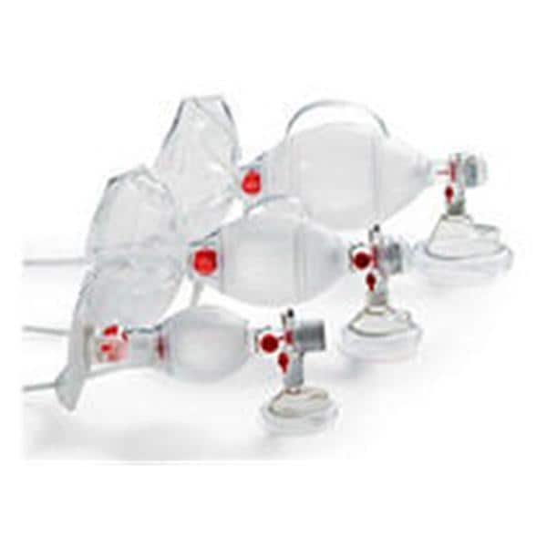 SPUR Bag Mask Resuscitator Medium Adult Disposable 12/Ca