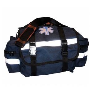 Deluxe Cab Bag 9x7x13" Navy Zipper/Buckle Closure Shoulder Strap