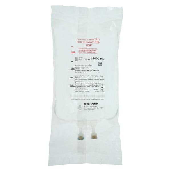 Titan Irrigation Solution Water 2000mL Bag Container USP DEHP-Fre...