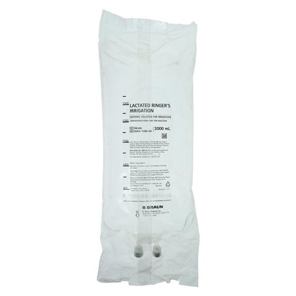 Titan Irrigation Solution Lactated Ringers 3000mL Bag Container U...