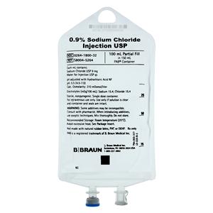 IV Injection Solution Sodium Chloride 0.9% 100mL Fill in 150mL Pa...