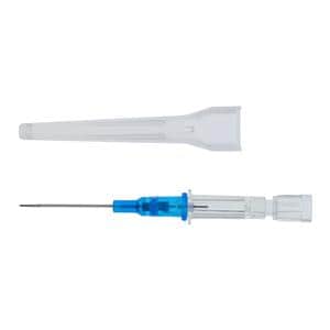 Introcan Safety IV Catheter Safety 22 Gauge 1" Blue Straight Ea, 50 EA/BX