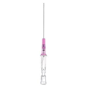 Introcan Safety IV Catheter Safety 20 Gauge 1-1/4" Pink Straight 50/Bx, 4 BX/CA