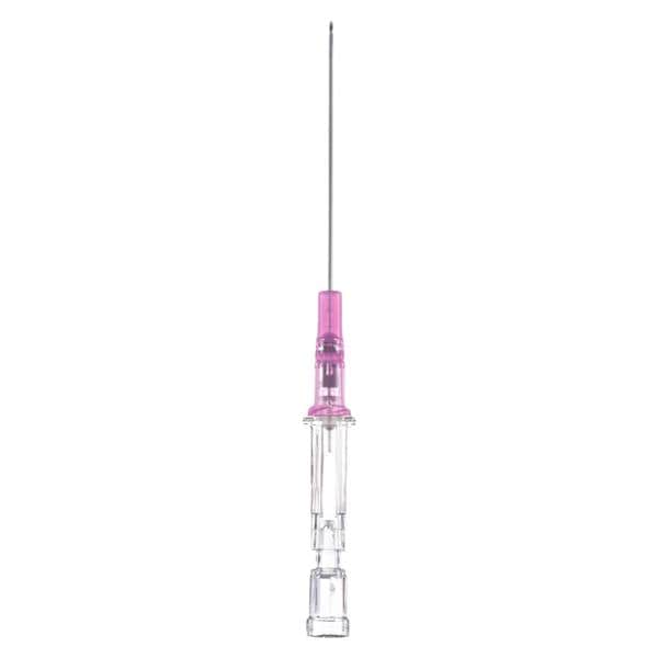 Introcan Safety IV Catheter Safety 20 Gauge 1-1/4" Pink Straight 50/Bx, 4 BX/CA