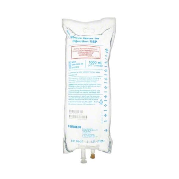 IV Injection Solution Water 1000mL Plastic Injection Container US...