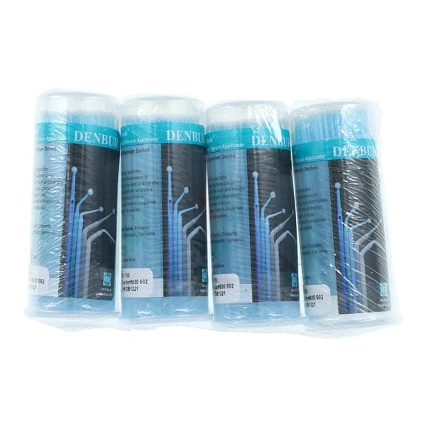 Magic-Brush Double Bending Micro Applicator Small Pastel Blue 600/Bx