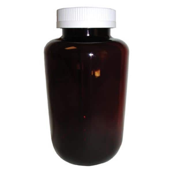 Packer Bottle HDPE 100cc Amber Reusable 520/Ca