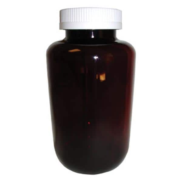 Packer Bottle HDPE 120cc Amber Reusable 336/Ca