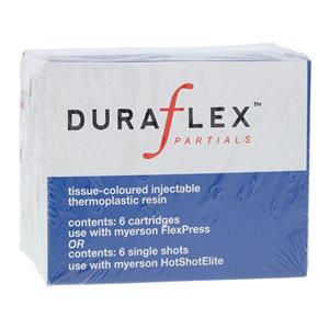 DuraFlex Denture Resin Cartridge Medium Pink Small 6/Pk