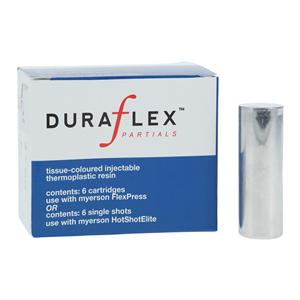 DuraFlex Denture Resin Cartridge Pref Pink Medium 6/Pk
