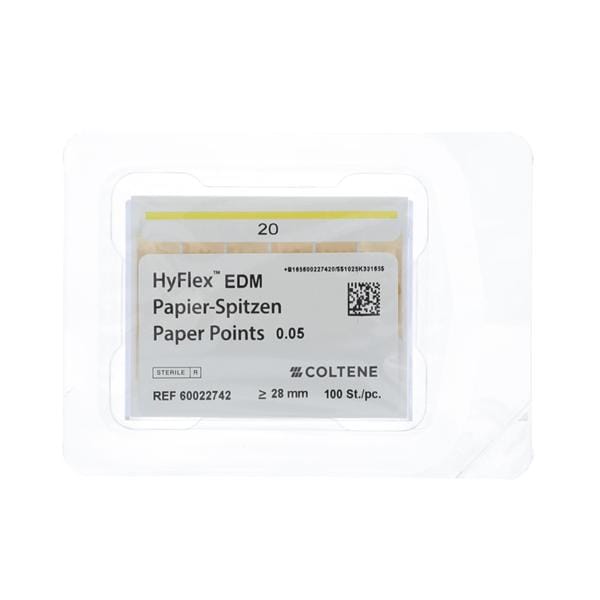 Hyflex EDM Paper Points .05 100/Pk