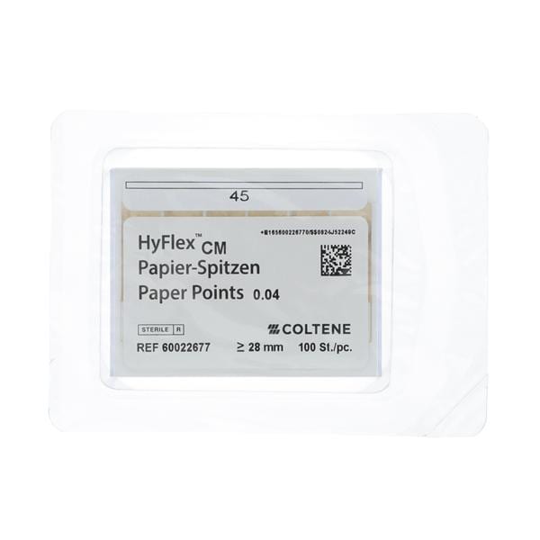 Hyflex CM Absorbent Points 0.04 100/Pk