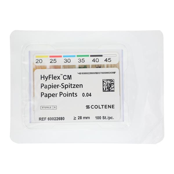Hyflex CM Absorbent Points 0.04 100/Pk