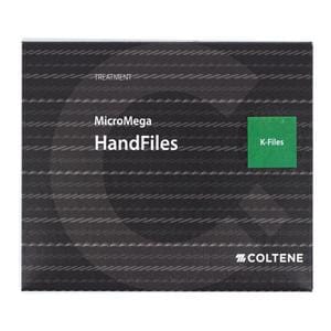 MicroMega K-File 21 mm Size #15 Stainless Steel 0.02 6/Pk